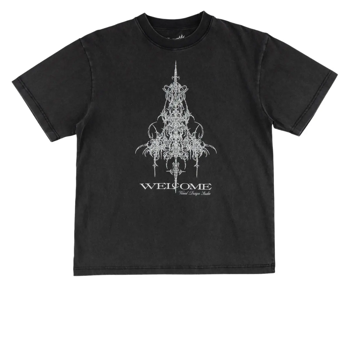 Welcome Chandelier T-Shirt - Vintage Black 1