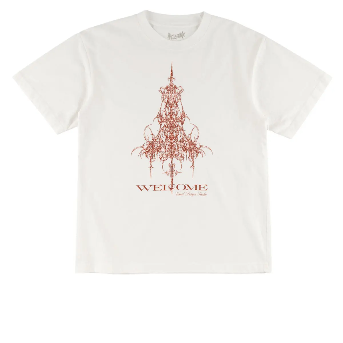 Welcome Chandelier T-Shirt - White 1
