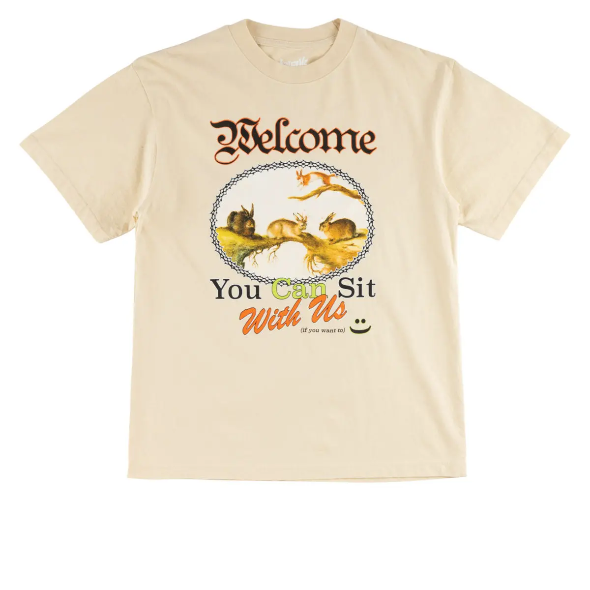 Welcome Friend T-Shirt - Bone 1