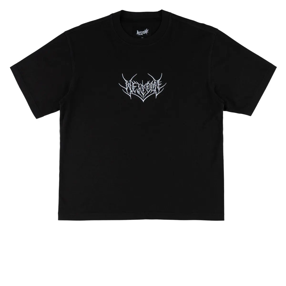 Welcome Splinter Knit T-Shirt - Black 1