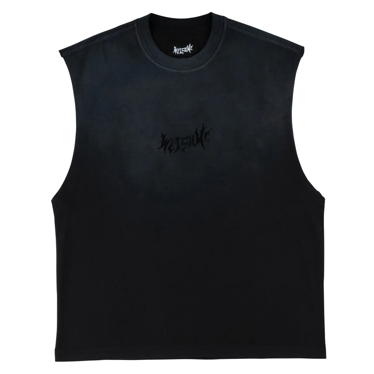 Welcome Vamp Knit Tank Top - Black Sun Fade 1