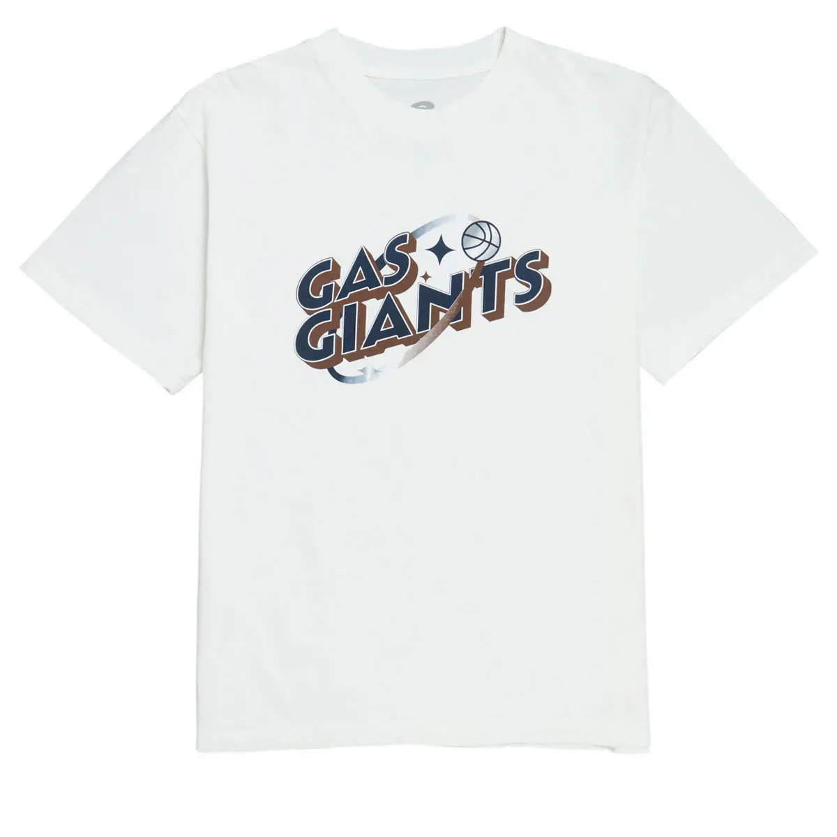 Gas Giants Classic Ball Logo T-Shirt - White 1