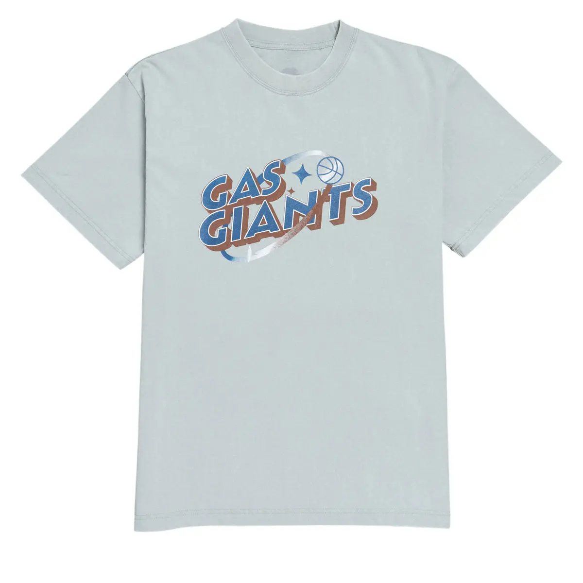 Gas Giants Classic Ball Logo T-Shirt - Heather Grey 1