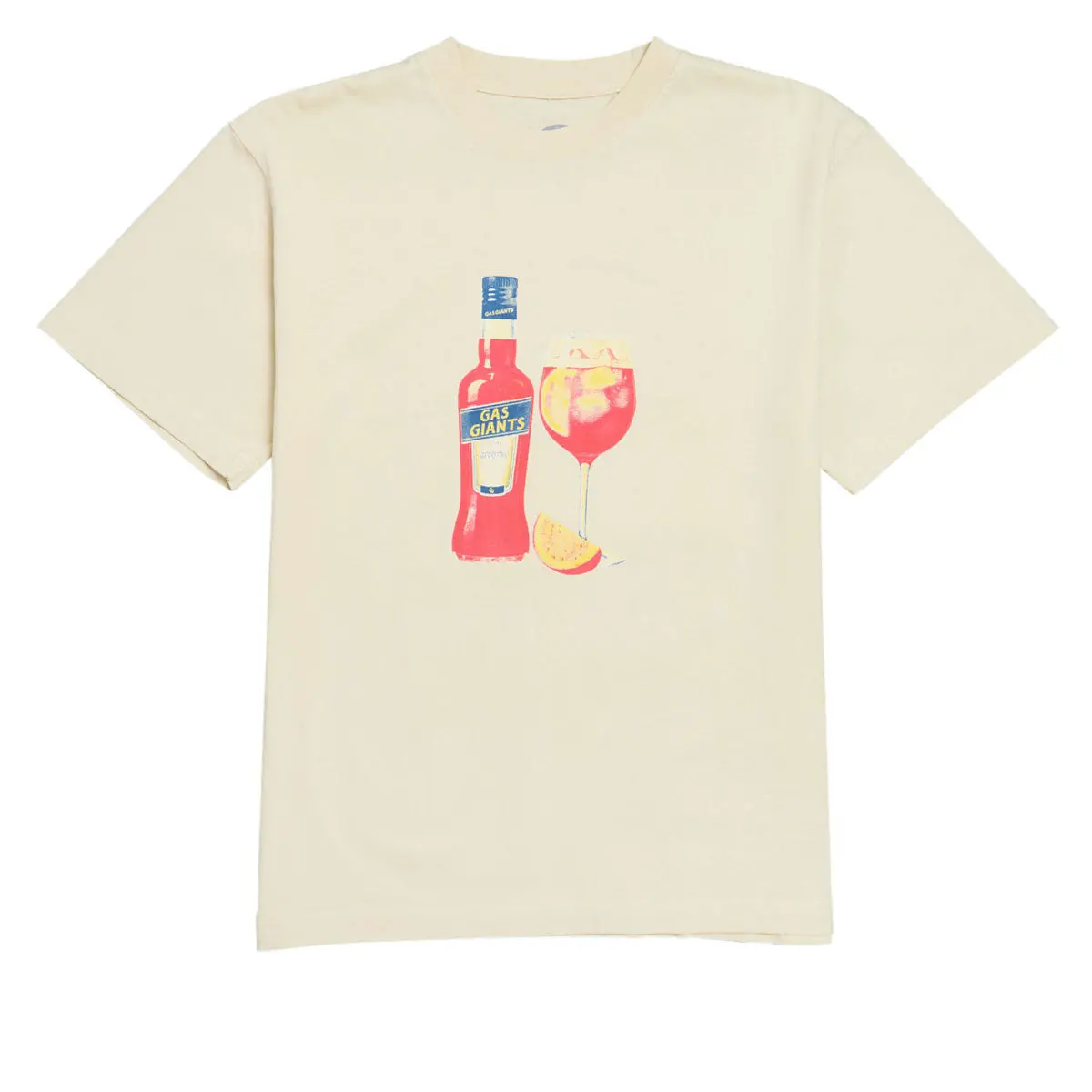 Gas Giants Aperol T-Shirt - Creme 1