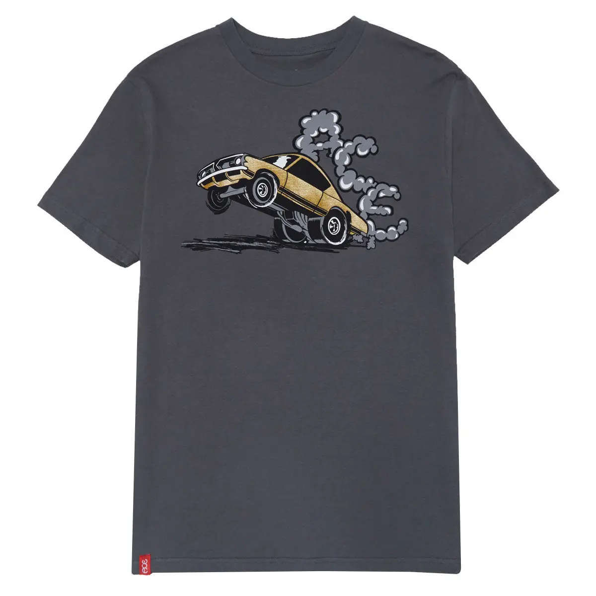 Ace Burnout T-Shirt - Charcoal 1