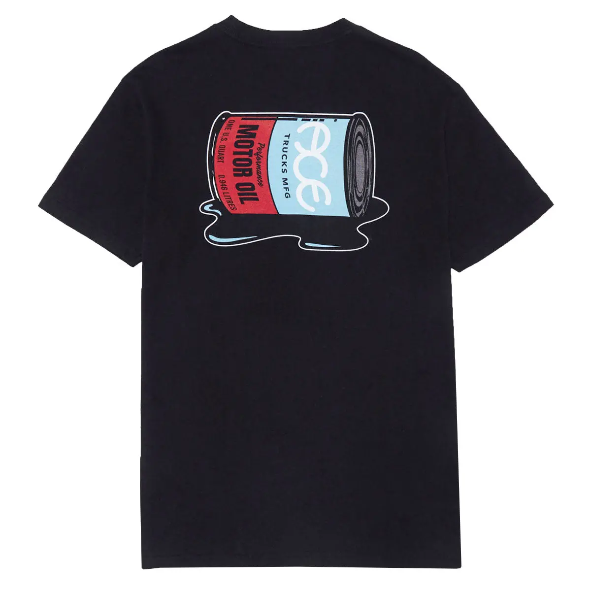 Ace Oil Spill T-Shirt - Black 1
