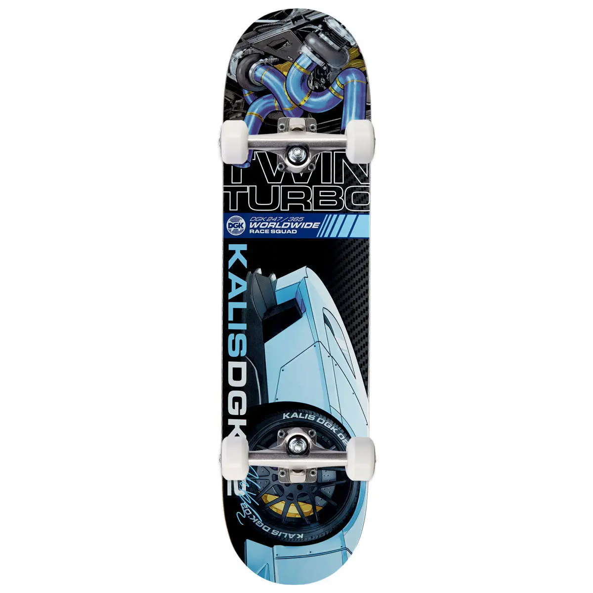 Dgk Twin Turbo Kalis Skateboard Complete - 8.06" 1