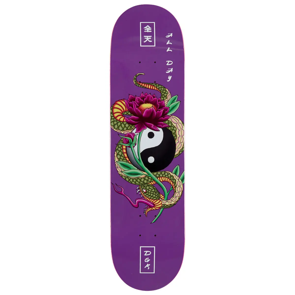 Dgk Viper Skateboard Deck - Purple - 8.10" 1