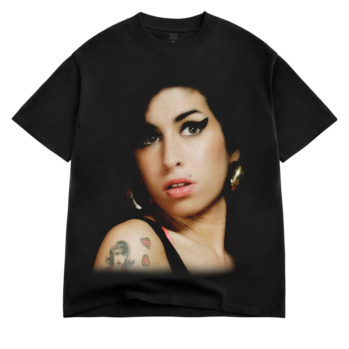 Color Bars X Amy Winehouse Back To Black T-Shirt - Black 1