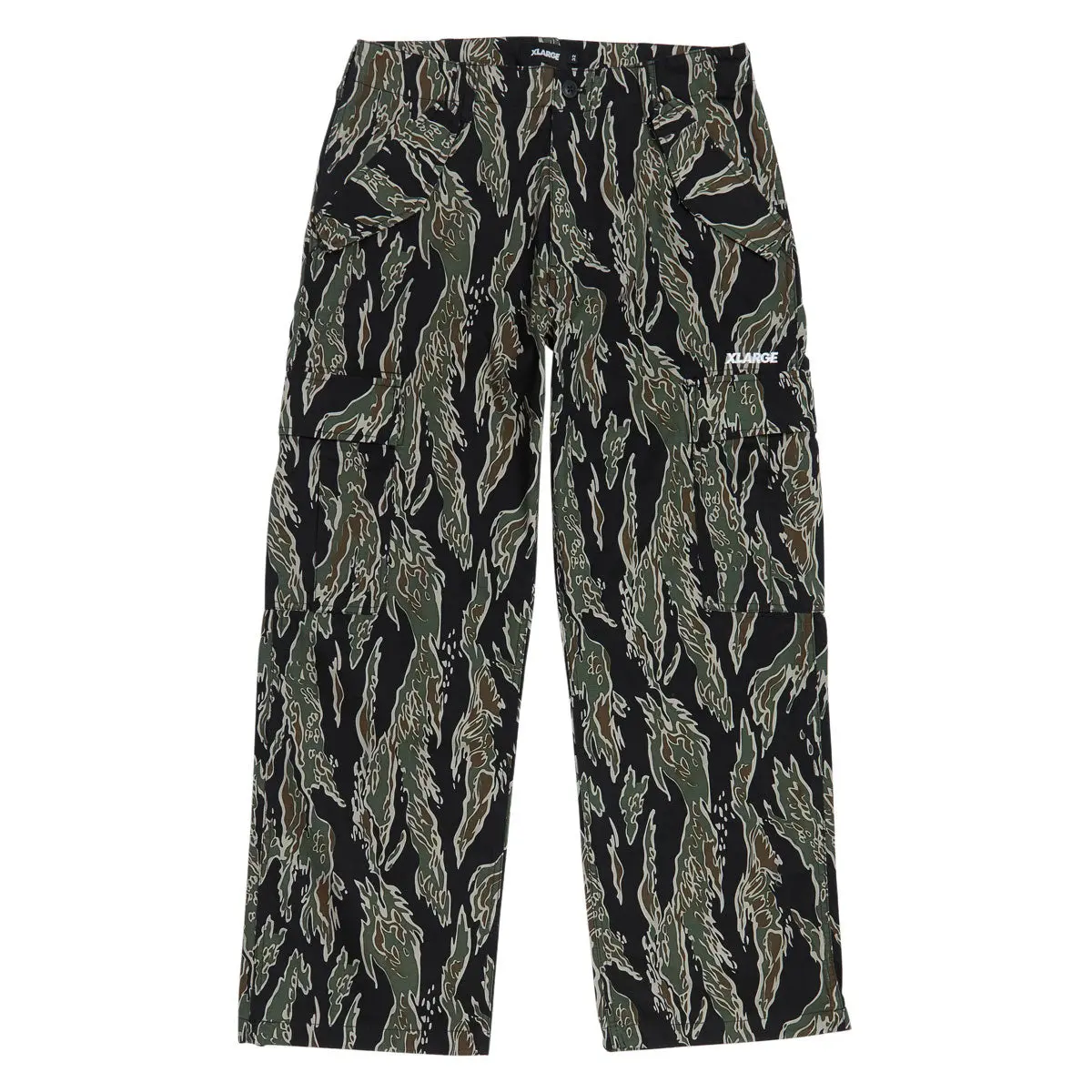 Xlarge Label Ripstop Cargo Pants - Olive 1