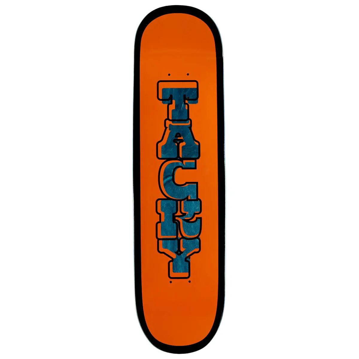 Tacky Joy Factory Stack Skateboard Deck - Orange/Black - 8.125" 1