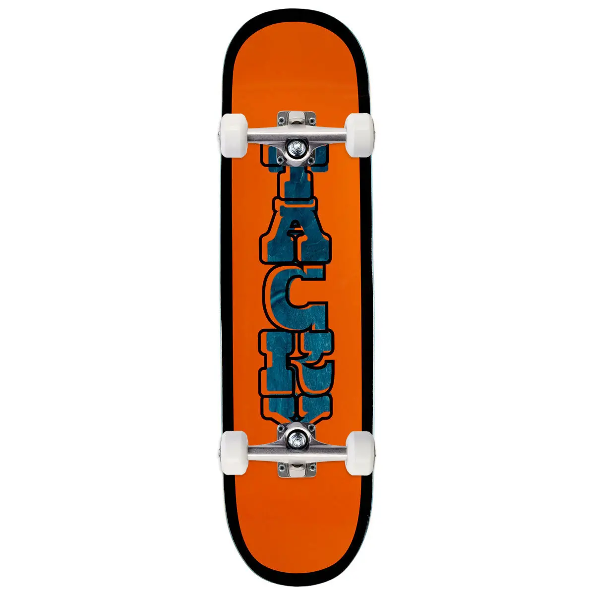 Tacky Joy Factory Stack Skateboard Complete - Orange/Black - 8.125" 1