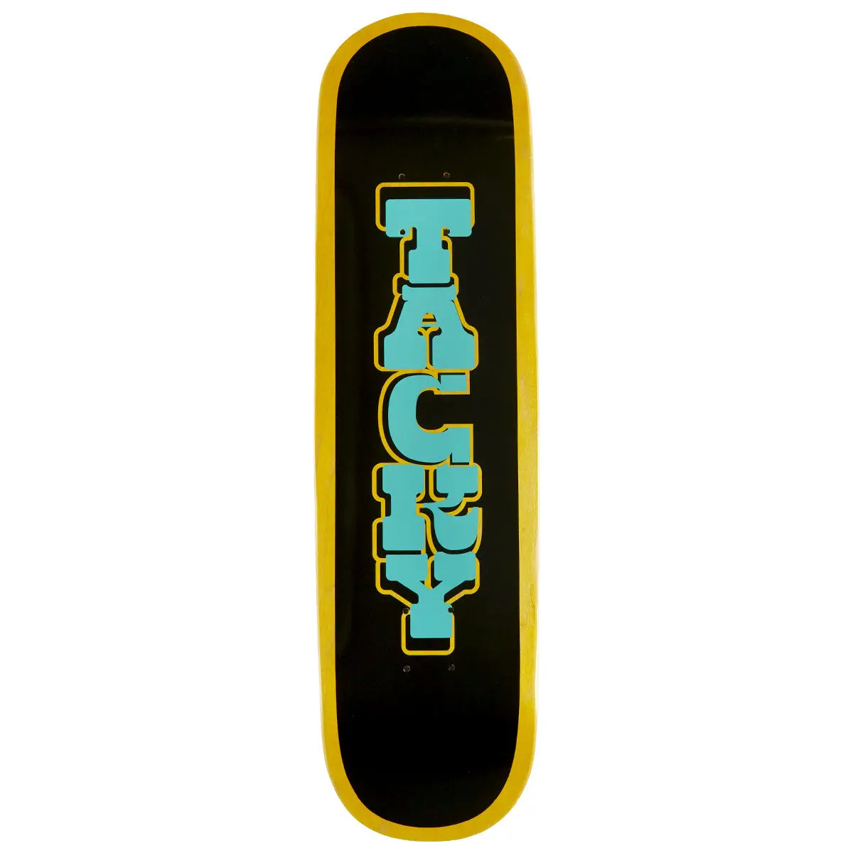 Tacky Joy Factory Stack Skateboard Deck - Brown/Yellow - 8.25" 1