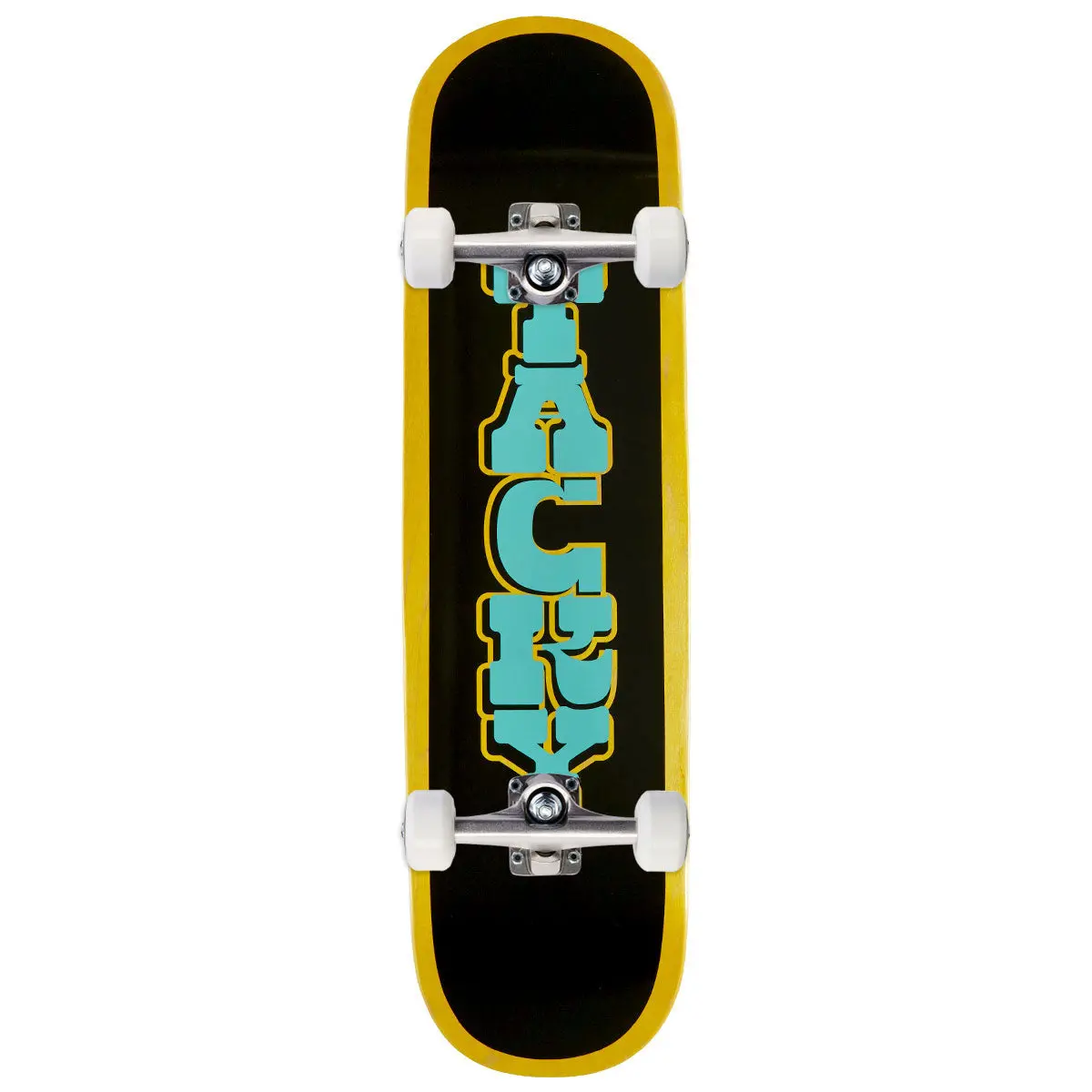 Tacky Joy Factory Stack Skateboard Complete - Brown/Yellow - 8.25" 1