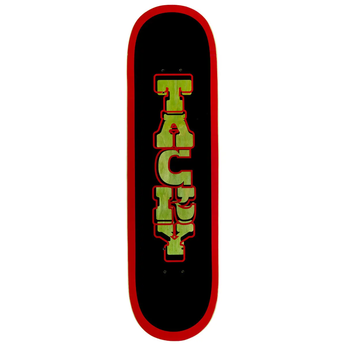 Tacky Joy Factory Stack Skateboard Deck - Black/Red - 8.50" 1