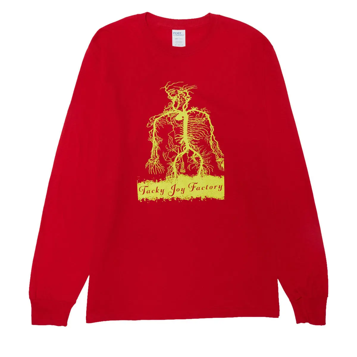 Tacky Joy Factory Vessels Long Sleeve T-Shirt - Red 1
