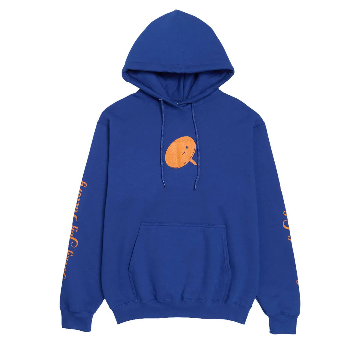 Tacky Joy Factory Script Hoodie - Blue/Orange 1