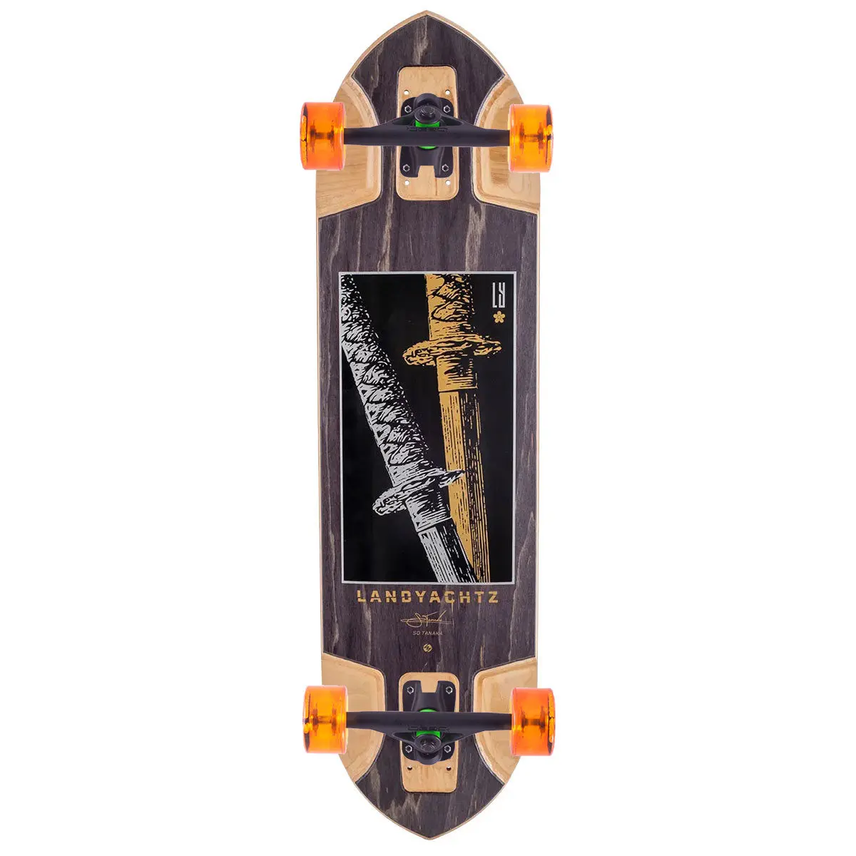 Landyachtz Katana Longboard Complete - Black 1