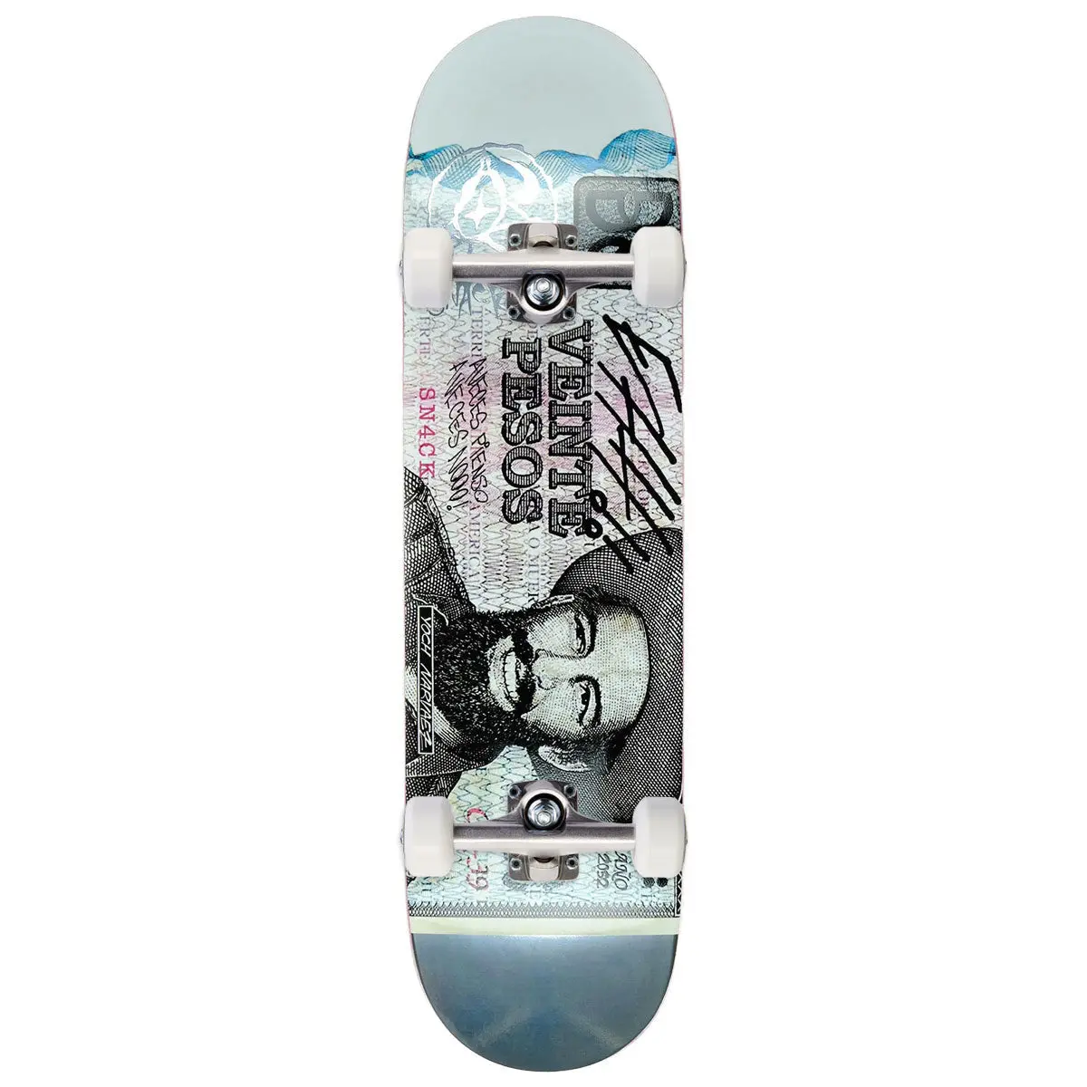 Snack Narvaez Veinte Peso Skateboard Complete - 8.38" 1
