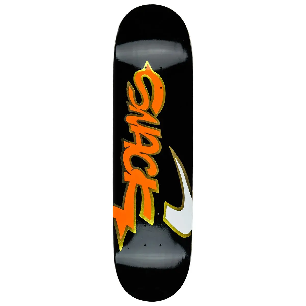 Snack Stroke Skateboard Deck - Black - 8.50" 1