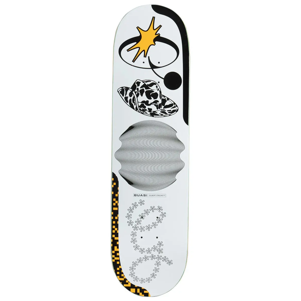 Quasi Crockett Bellyachin' Skateboard Deck - 8.25" 1