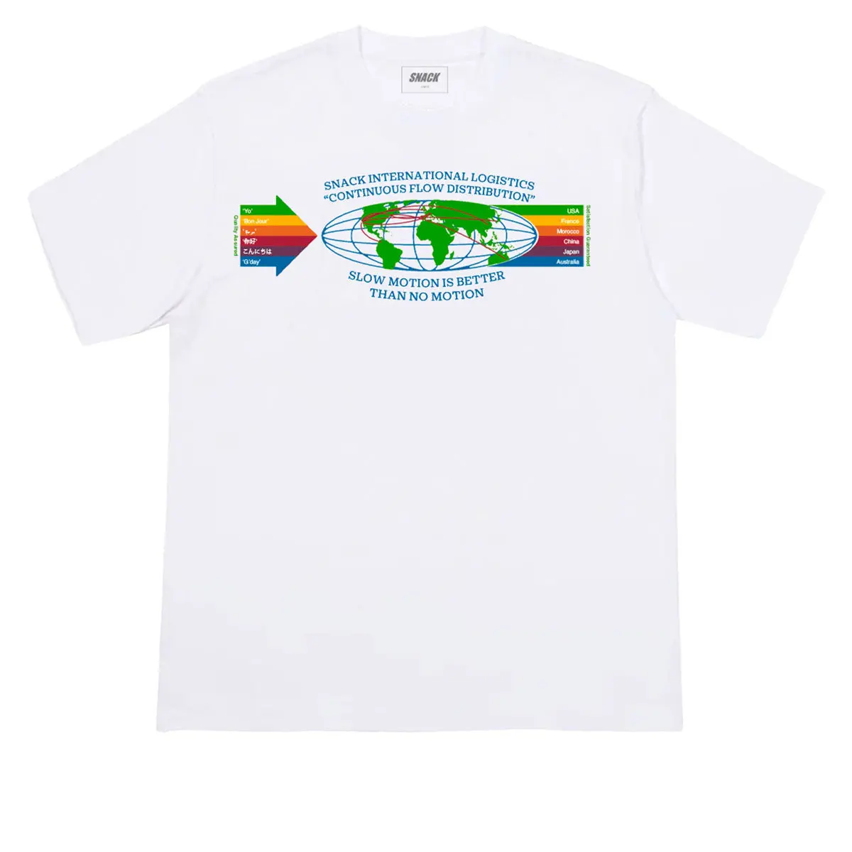 Snack Continuous Flow T-Shirt - White 1