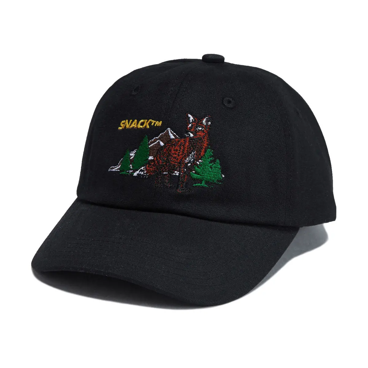 Snack Crazy Like A Fox Hat - Black 1