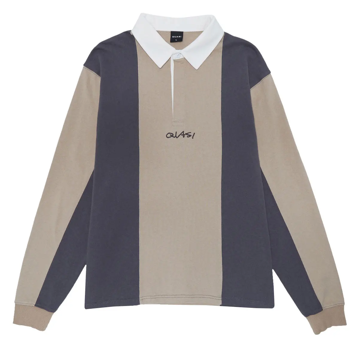Quasi Ruck Long Sleeve Rubgy Shirt - Navy 1