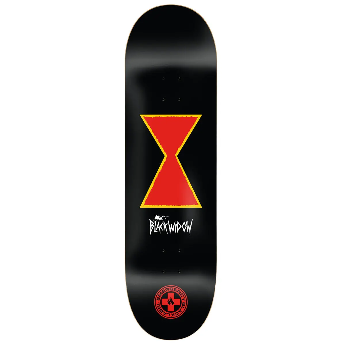 Black Label Black Widow Skateboard Deck - 8.75" 1