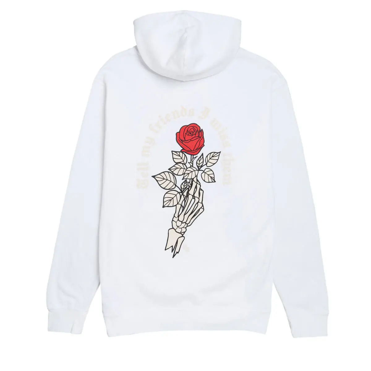 Designer Trash Tell Your Friends Hoodie - White 1