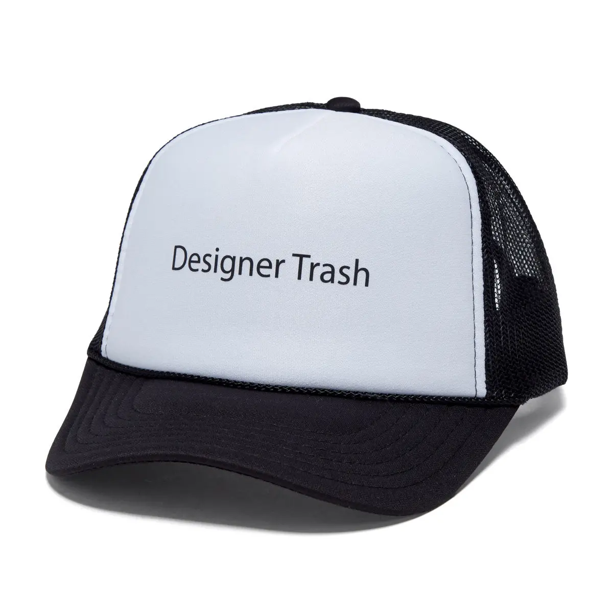 Designer Trash Trucker Hat - White 1