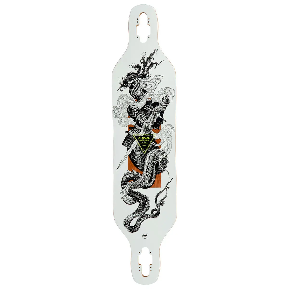 Arbor Performance Bamboo Axis Darmaeva 40" Longboard Deck 1