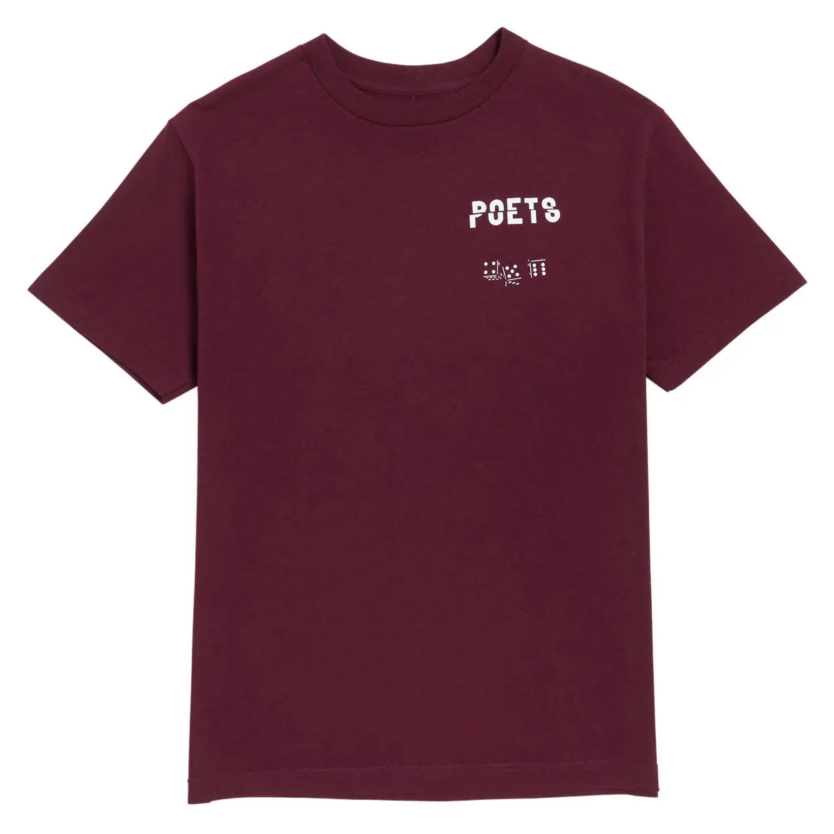 Poets Cee-Lo Screened T-Shirt - Burgundy 1