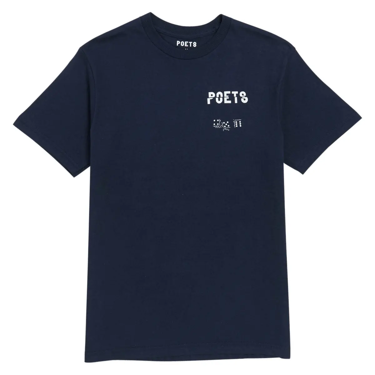 Poets Cee-Lo Screened T-Shirt - Navy 1