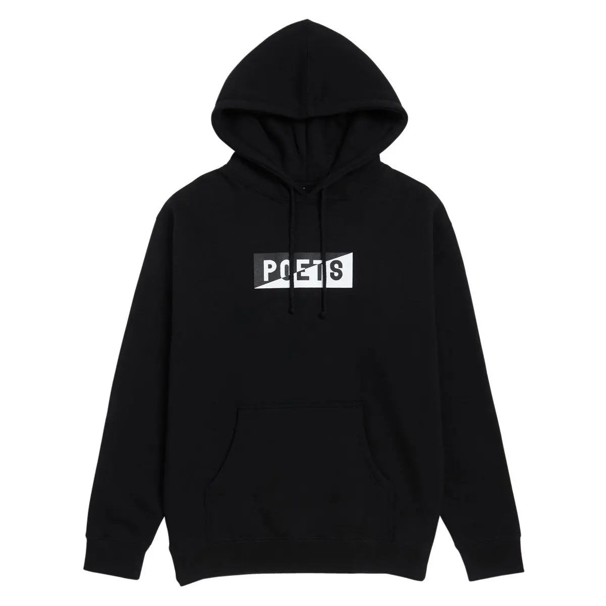 Poets Cinzano Screened Hoodie - Black 1