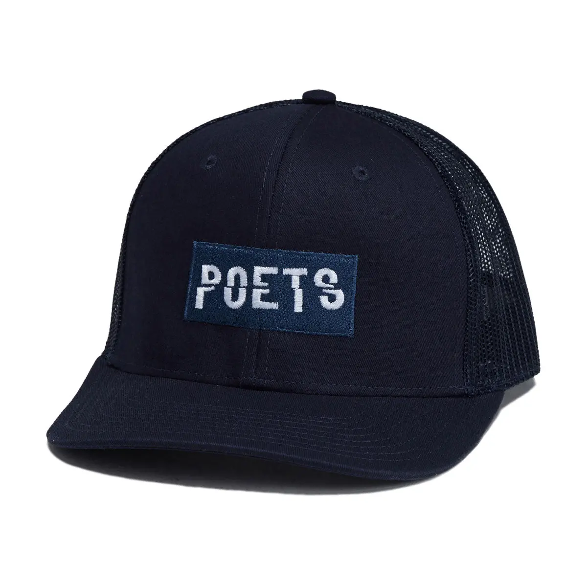 Poets Og Split Trucker Hat - Black 1