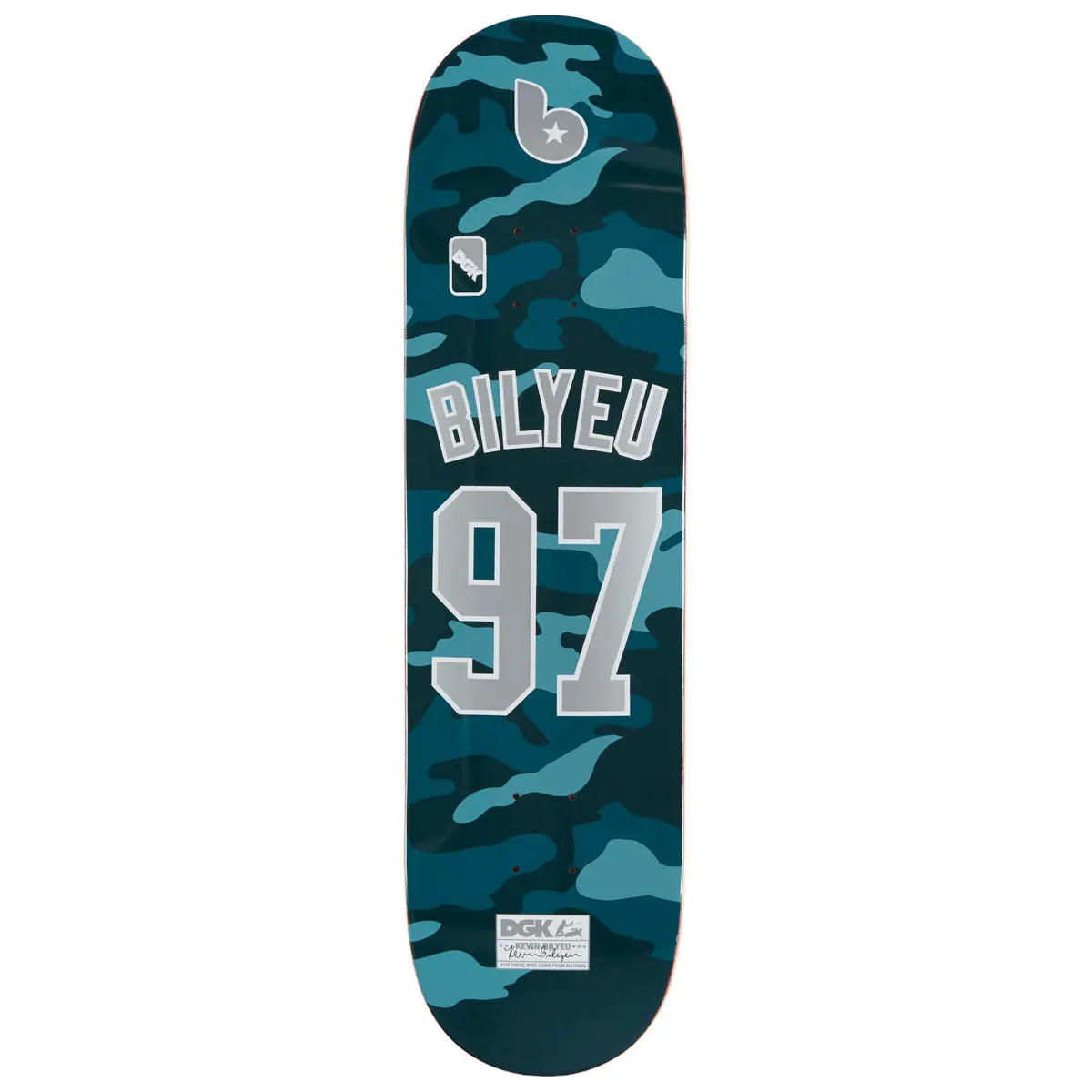 Dgk Major League 3 Bilyeu Skateboard Deck - 8.25" 1
