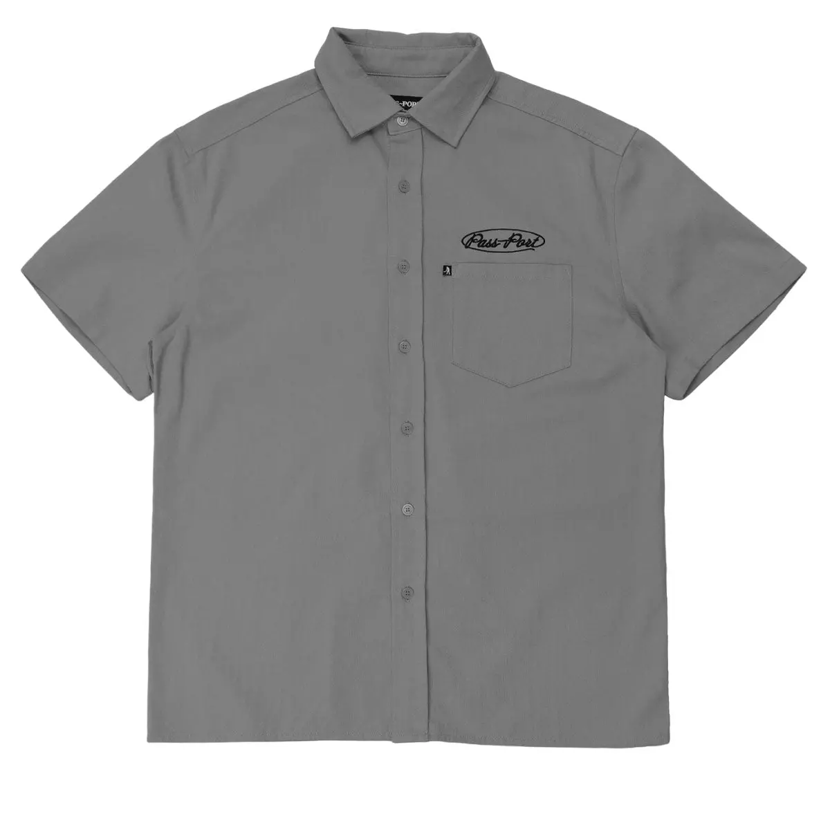 Passport Ovalit Herringbone Shirt - Grey 1