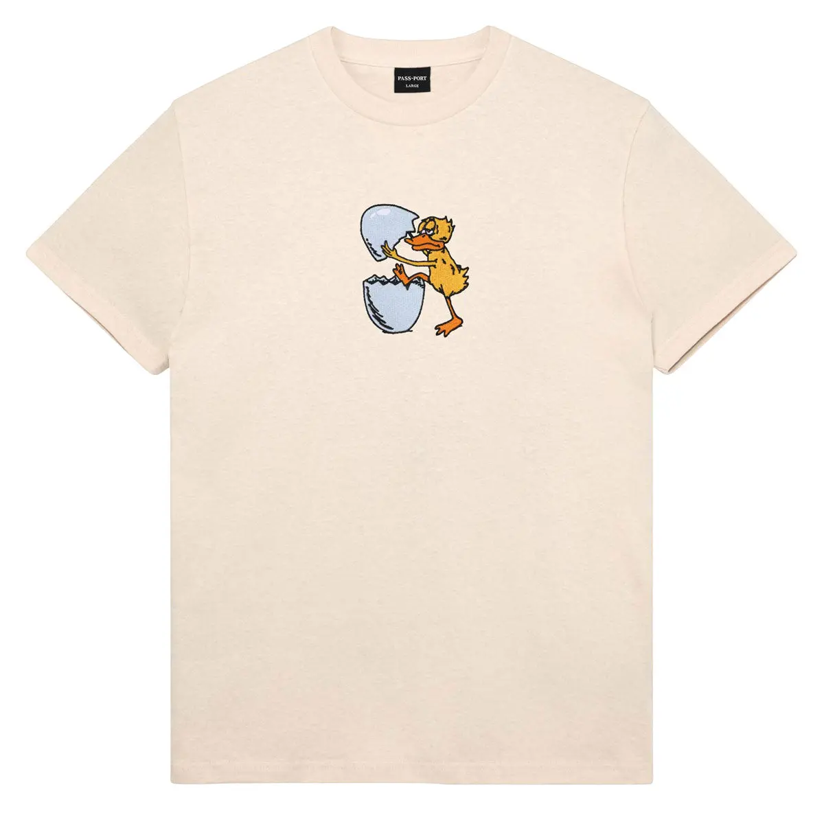 Passport Over It T-Shirt - Natural 1