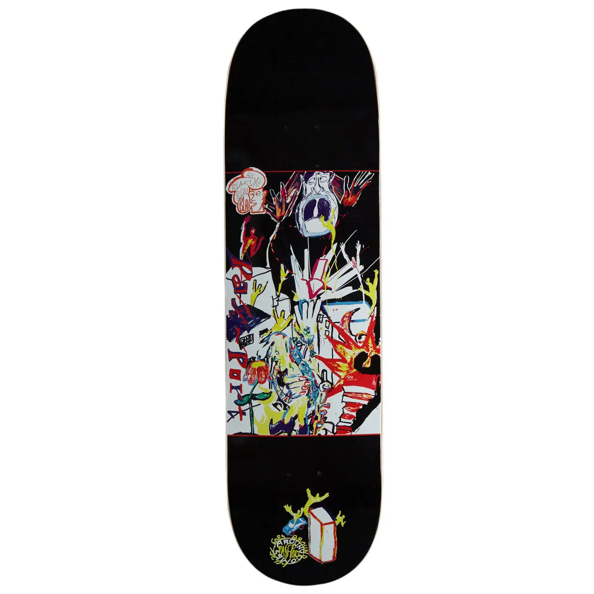 Passport Heaven & Hell Series Goes Around Skateboard Deck - 8.50" 1