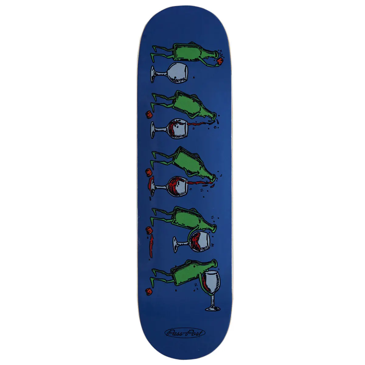 Passport Over It Series On The Bottle Skateboard Deck - 8.50" 1