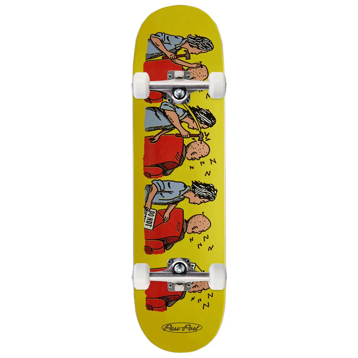 Passport Over It Series Dnd Skateboard Complete - 8.25" 1