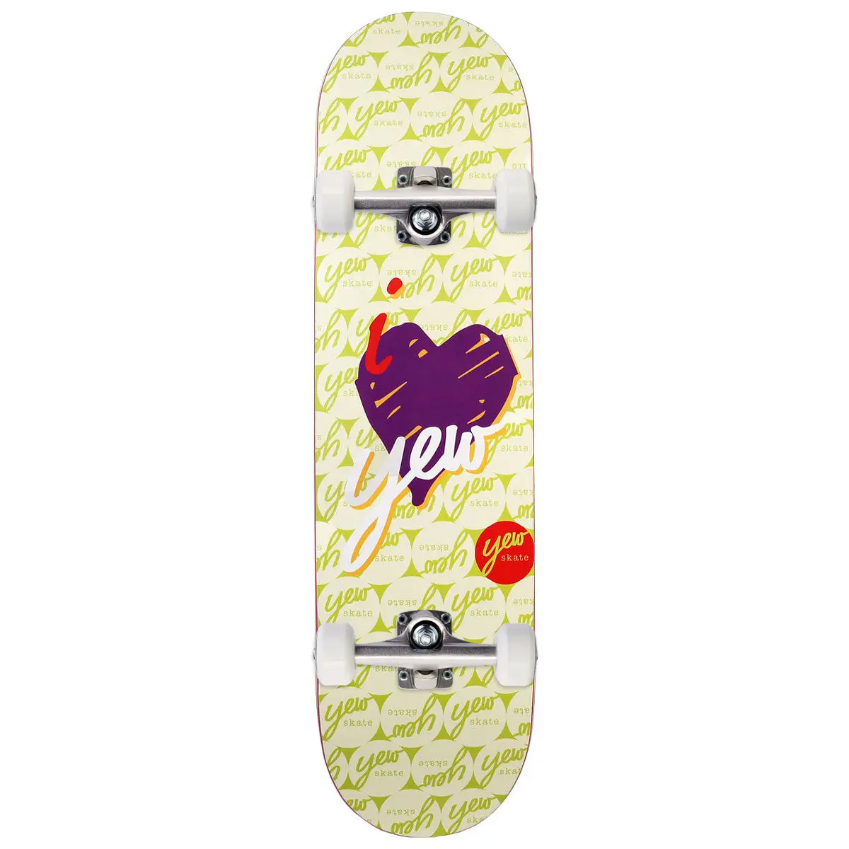 Yew I Love Yew Skateboard Complete - Green - 8.25" 1