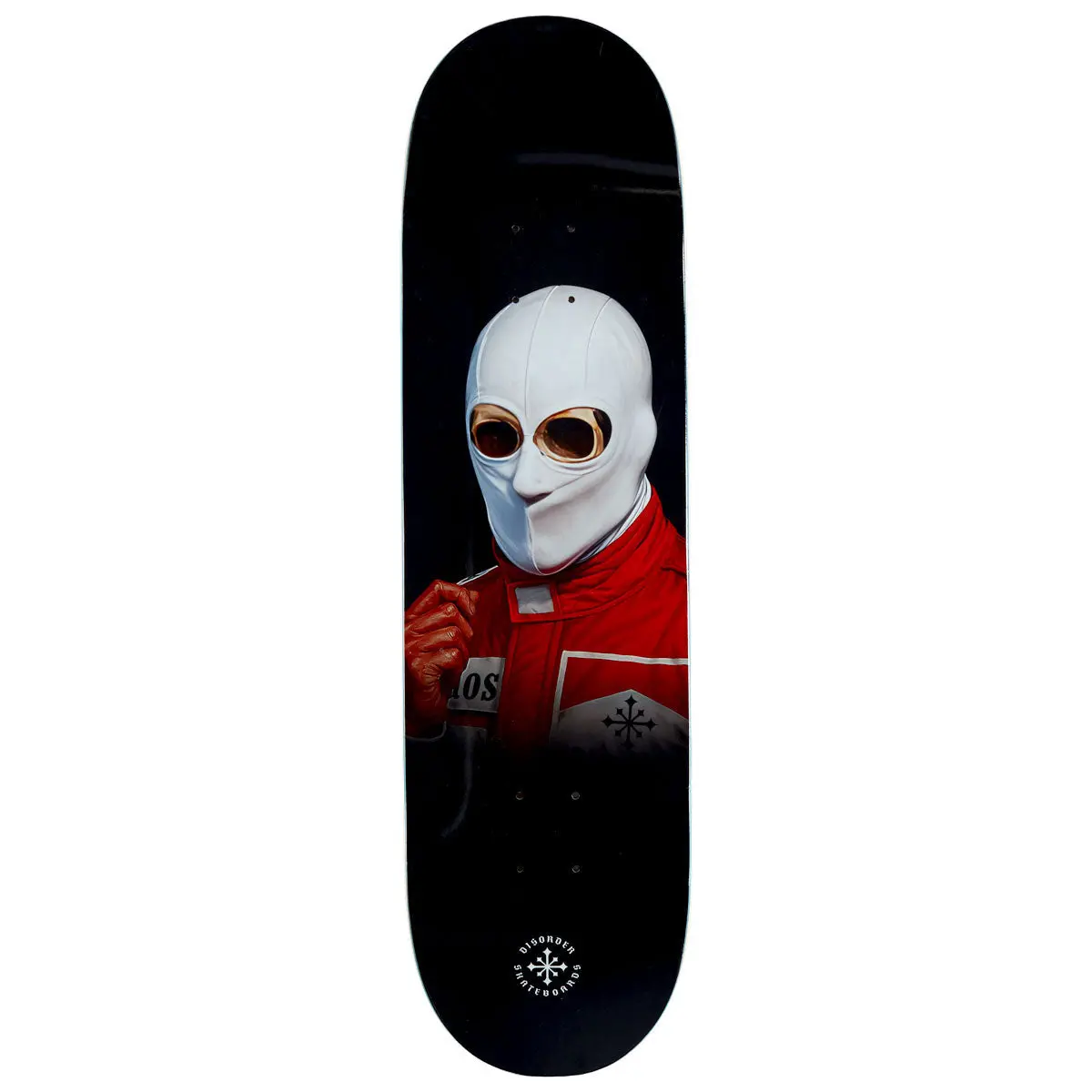 Disorder Racer Skateboard Deck - Black - 8.25" 1