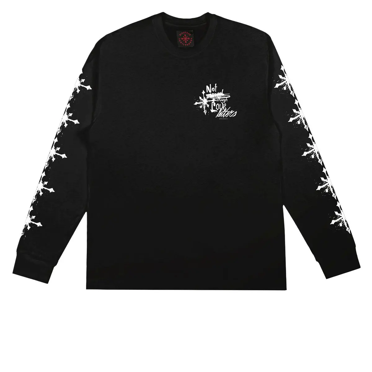 Disorder Love Letters Long Sleeve T-Shirt - Black 1