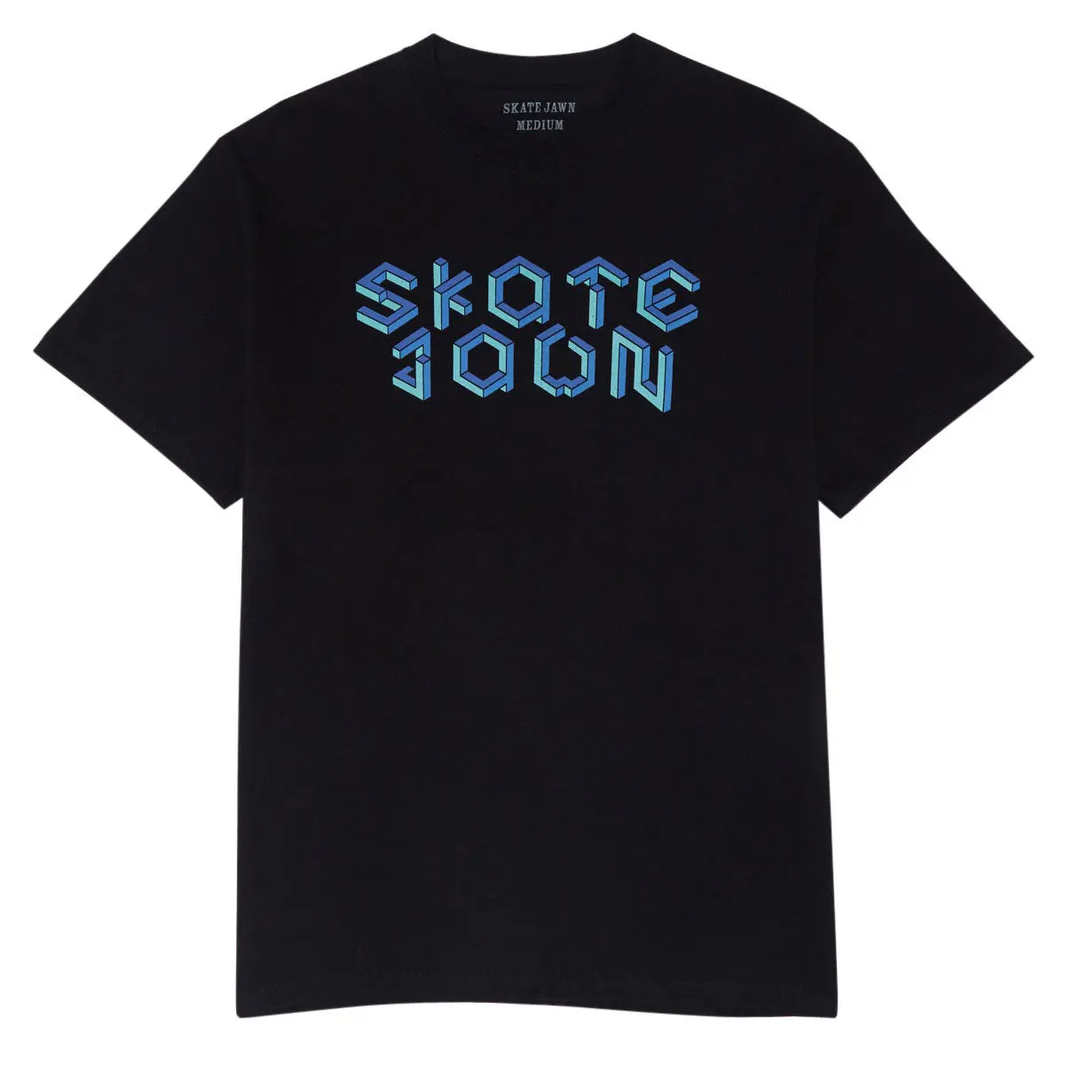 Skate Jawn Isometric T-Shirt - Black 1