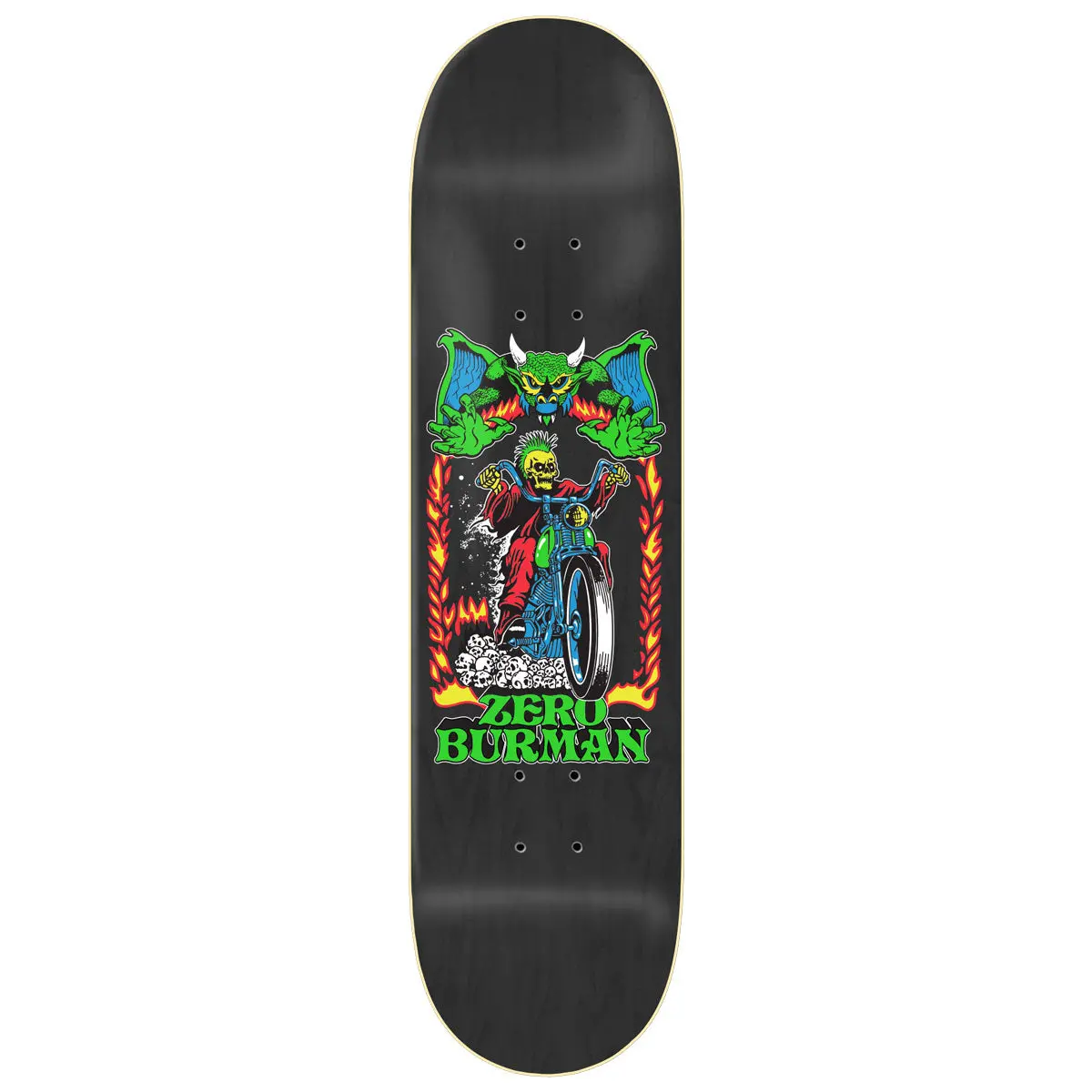 Zero Hell Ride Burman Skateboard Deck - 8.25" 1