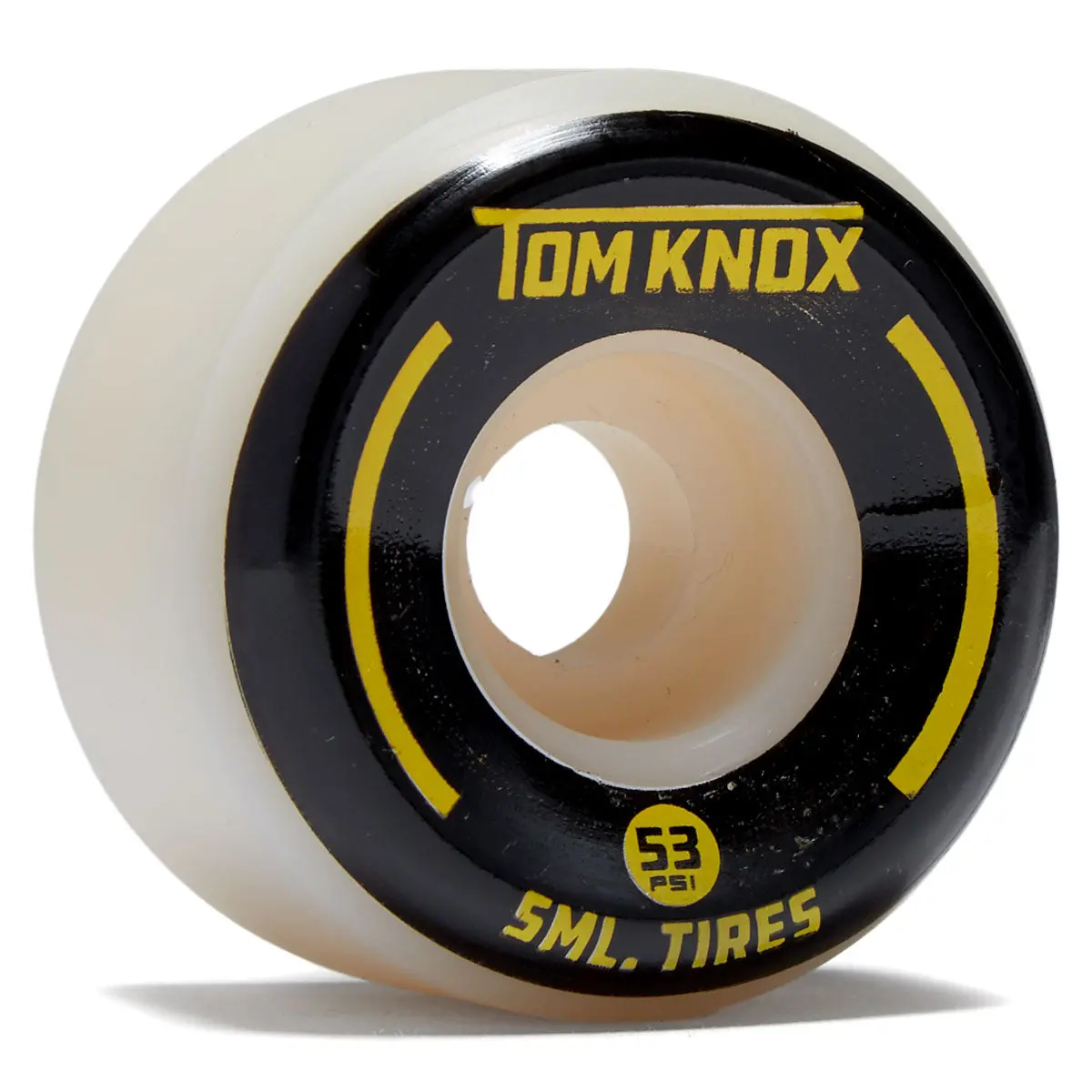 Sml Street Tires Tom Knox 99A Xl V-Cut Skateboard Wheels - Black Urethane - 53Mm 1