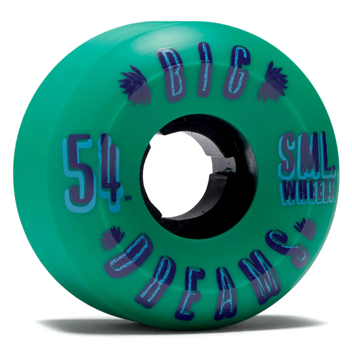 Sml Succulent Cruisers 92A Skateboard Wheels - Blue Lagoon - 54Mm 1