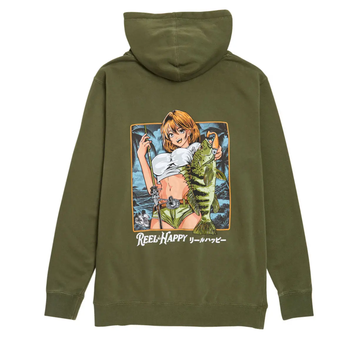 Reel Happy Hanten No Aru Hoodie - Pigment Army 1